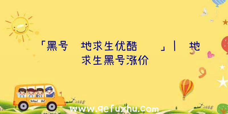 「黑号绝地求生优酷视频」|绝地求生黑号涨价